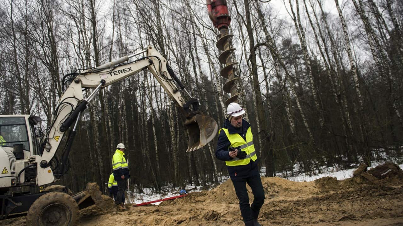 Poland has started building a wall on its eastern border intended to block migrants pushed by Belarus.