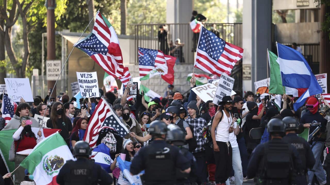 APTOPIX Immigration Raids Los Angeles