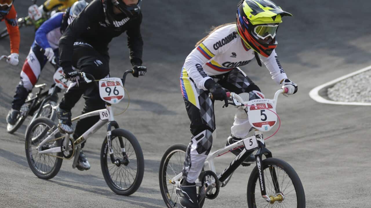 BMX time trial golds for Pajon, Fields