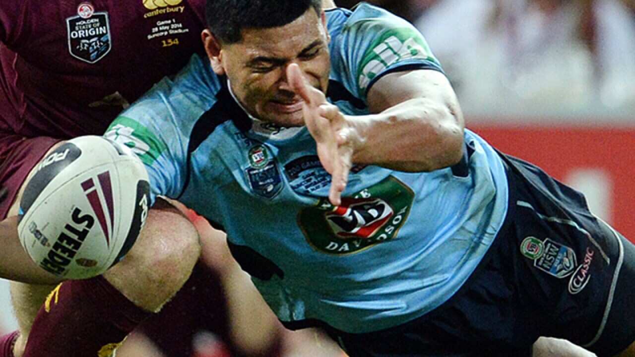 NSW Blues player Daniel Tupou