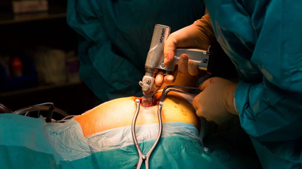 Hip replacement surgery