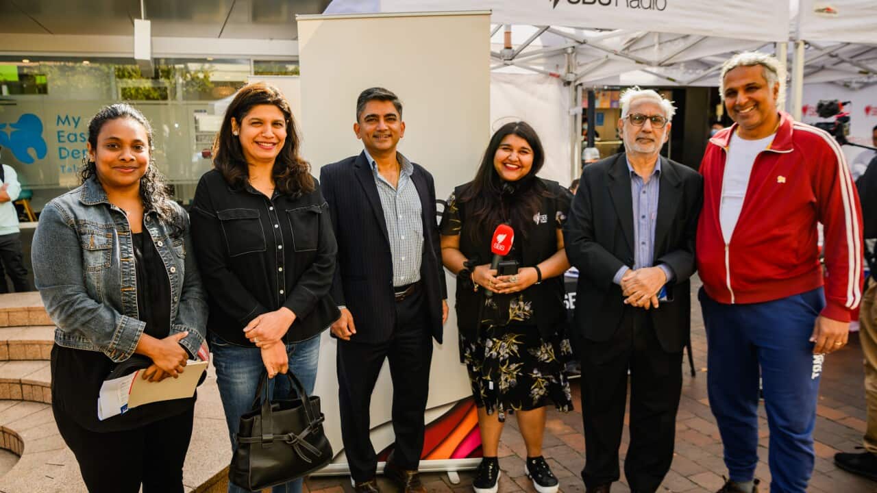 Members of the Indian community at SBS Election Exchange.