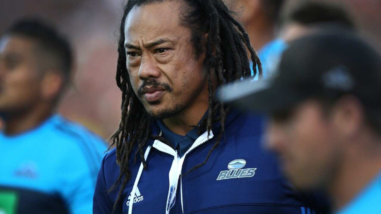Tana Umaga, head coach of the Blues