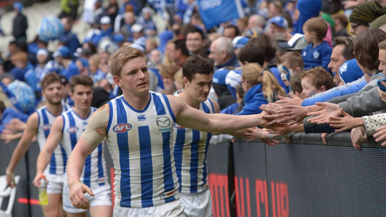 Jack Ziebell of the North Melbourne Kangaroos