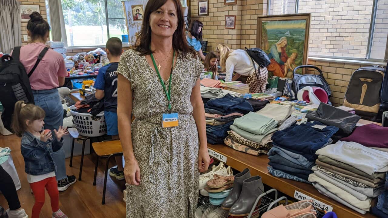 Natalie Oleksyn, organiser of Blue and Yellow Hearts.