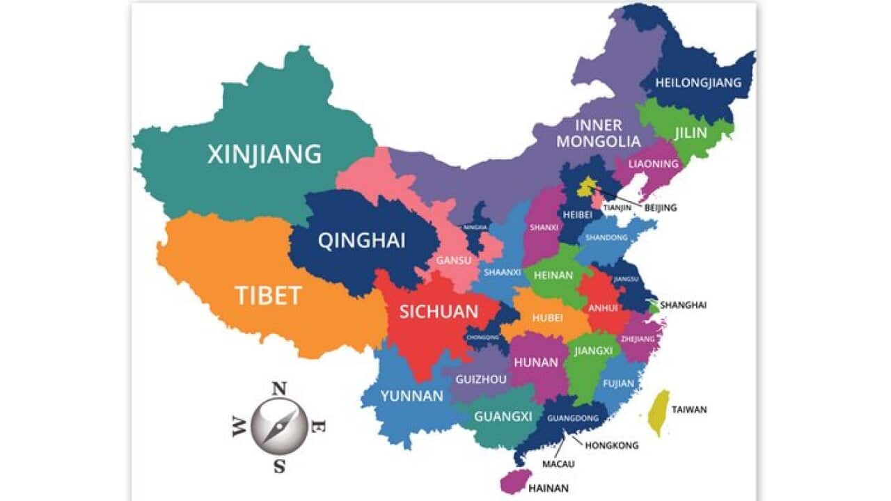 Abbreviation names for different Chinese provinces