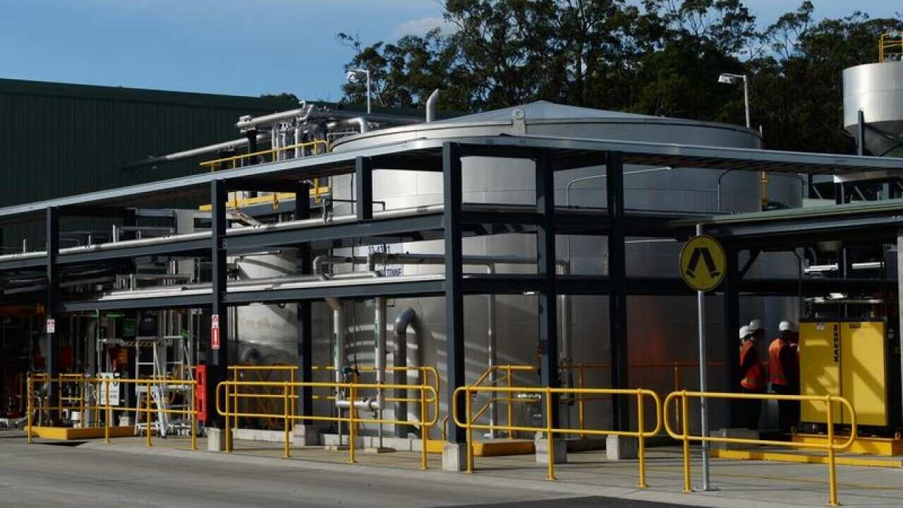 The Orica Ammonium Nitrate Emulsion plant facility at Kurri Kurri.
