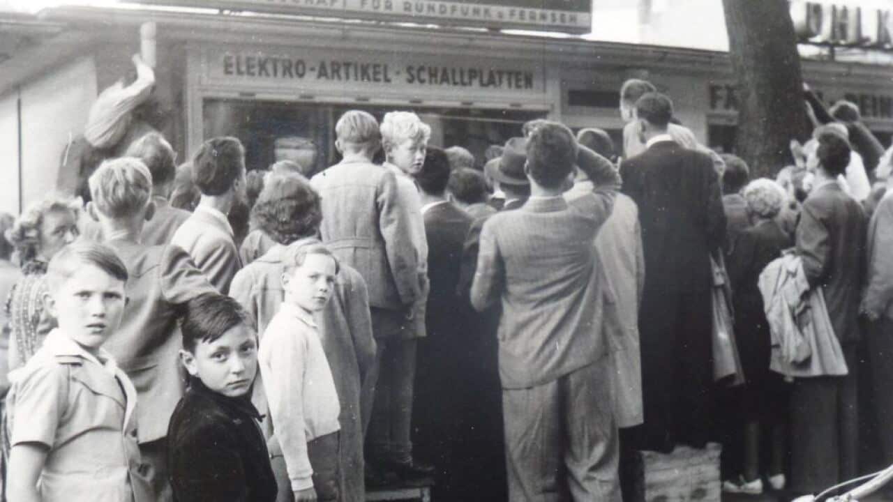 German Football Fans in 1954