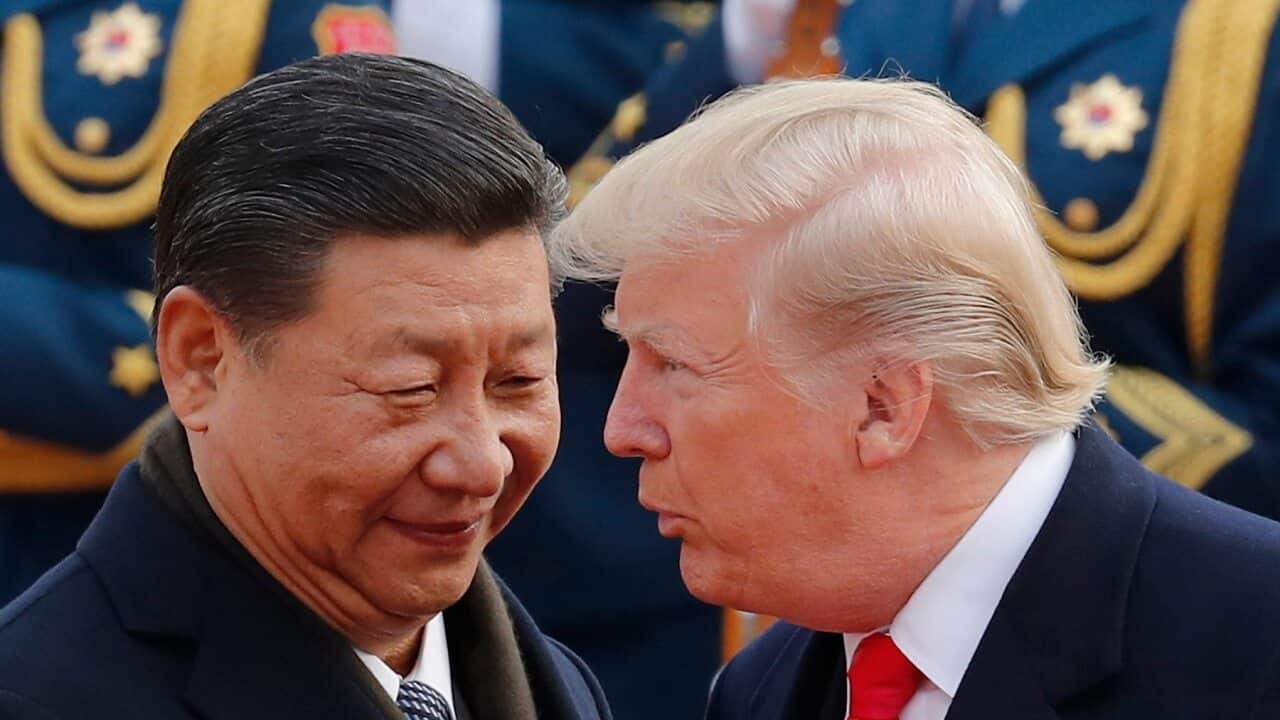 Xi Jin Ping and Donald Trump