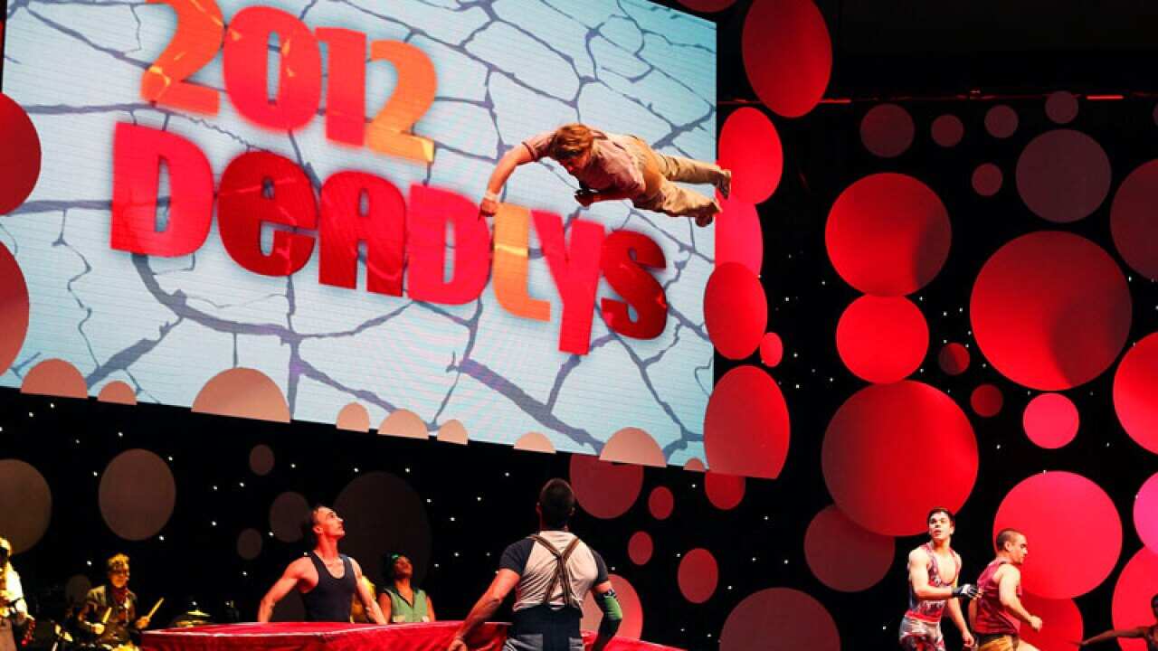 A breathtaking performance at the Deadly Awards in the Opera House. (Getty)