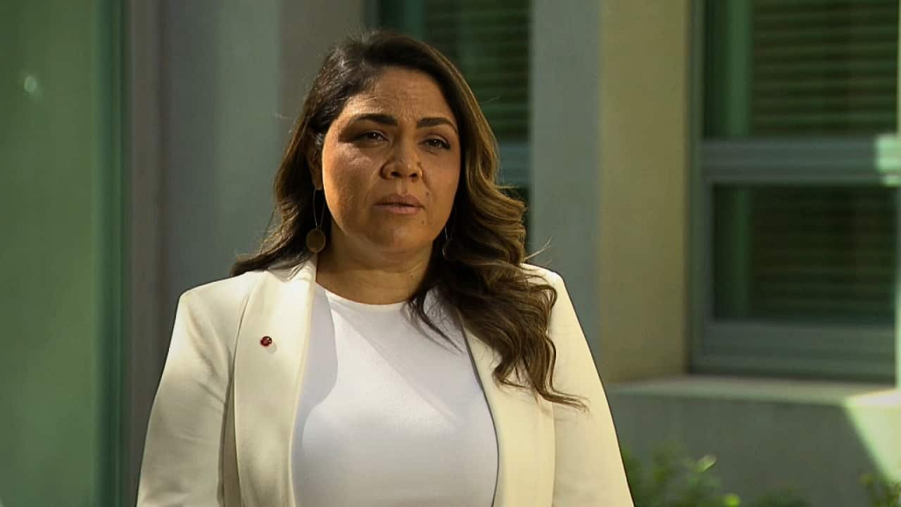 Jacinta Nampijinpa Price talks to SBS (SBS).png