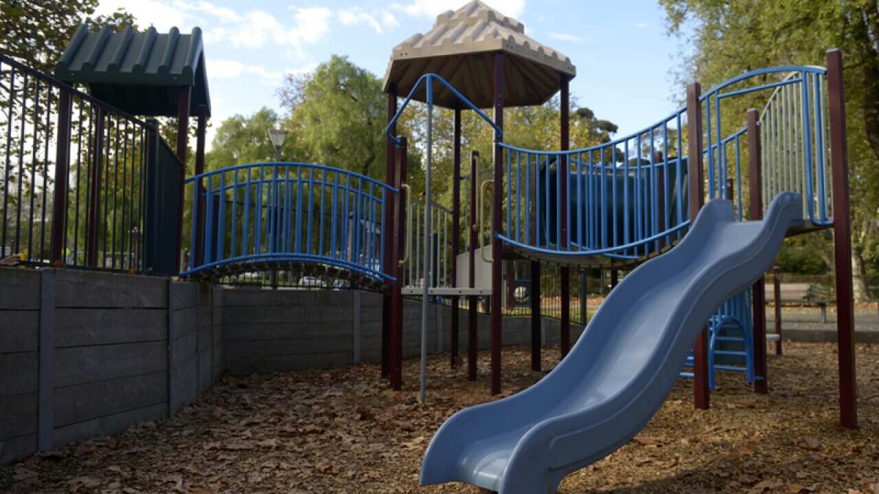 A childrens playground.