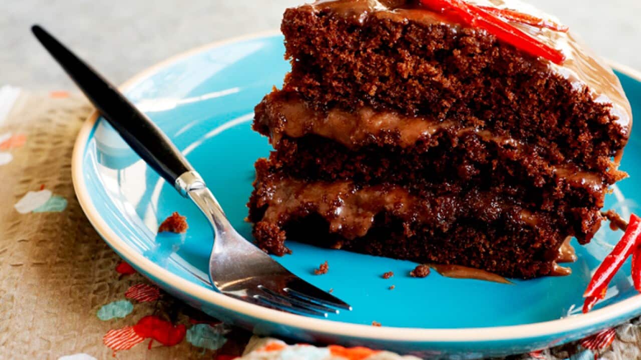 Chocolate chilli cake (pastel de chocolate y chile)