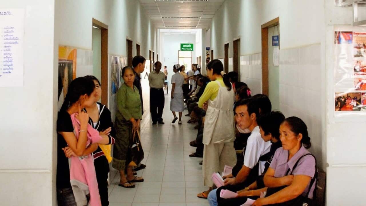 Mission for the hearts in Vientiane, Laos on October 24th, 2006 - Surgery waiting room at Mahosot hospital (Anne-Laure CAMILLERI - Gamma-Rapho via Getty Images)