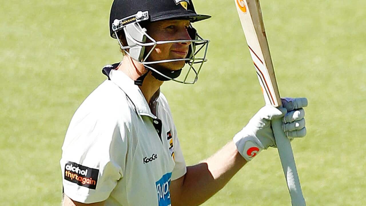 Adam Voges of the Western Warriors in Perth