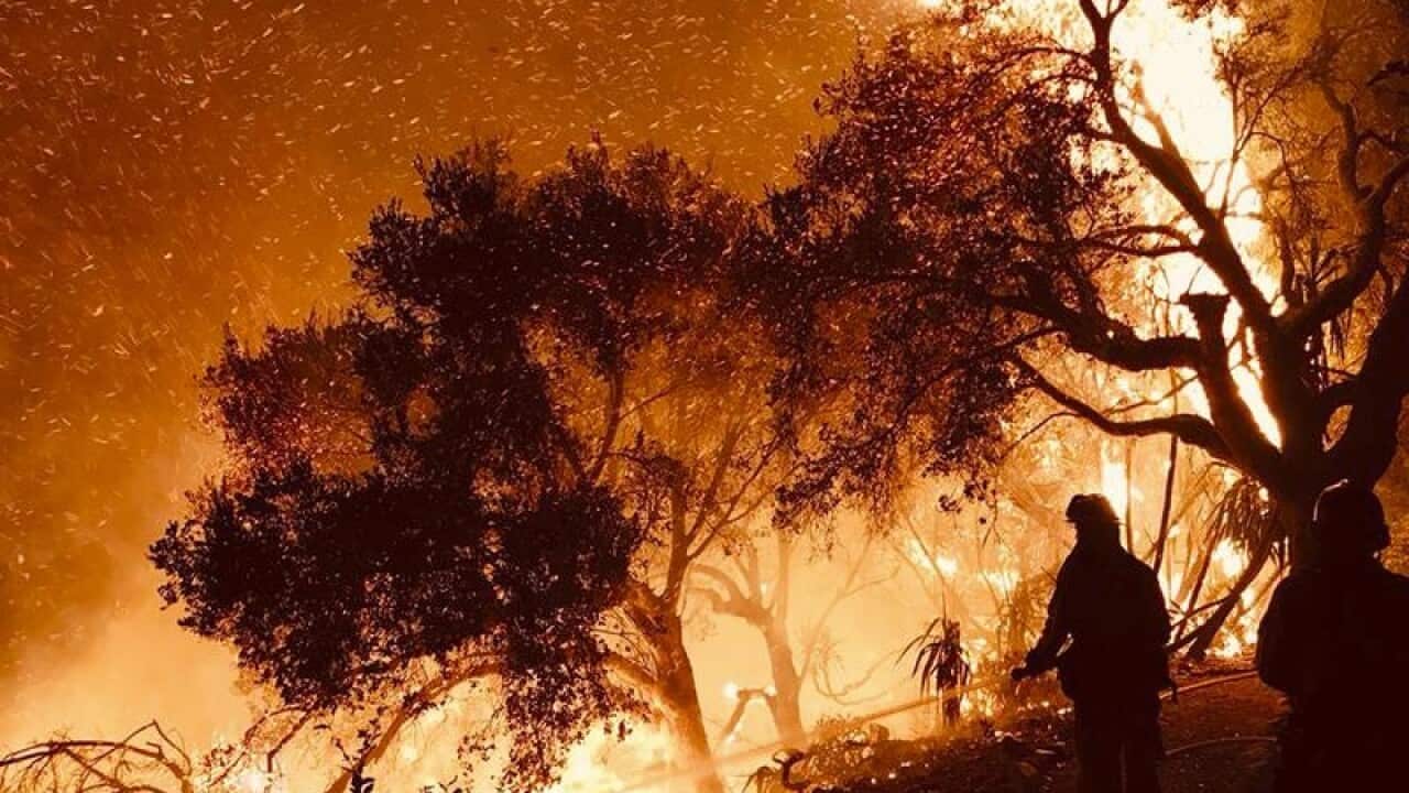 Firefighters battle to contain Californian wildfires