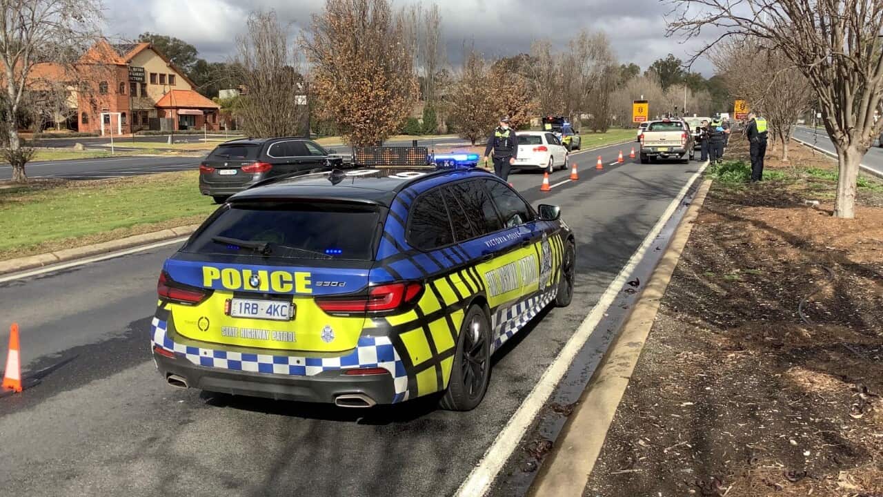 An increase in border patrols to prevent travellers from NSW hotspots from entering Victoria (AAP)