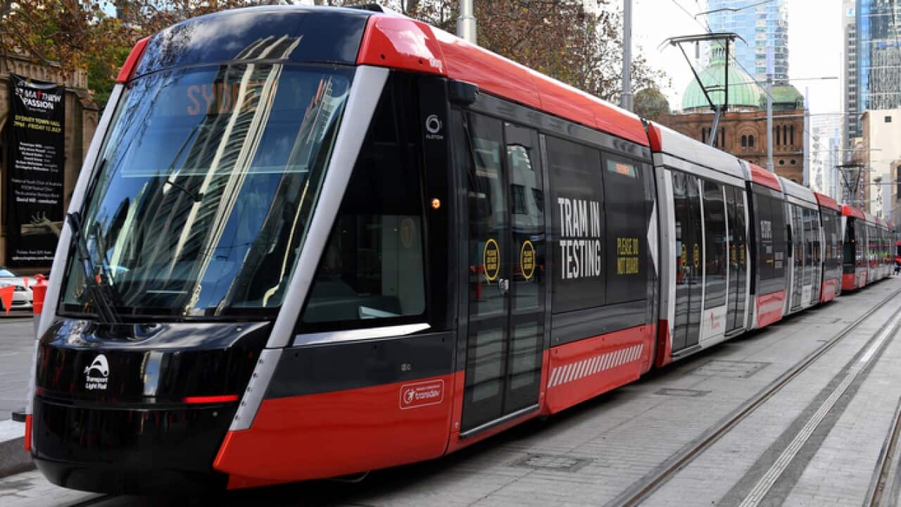 A light rail vehicle (AAP)