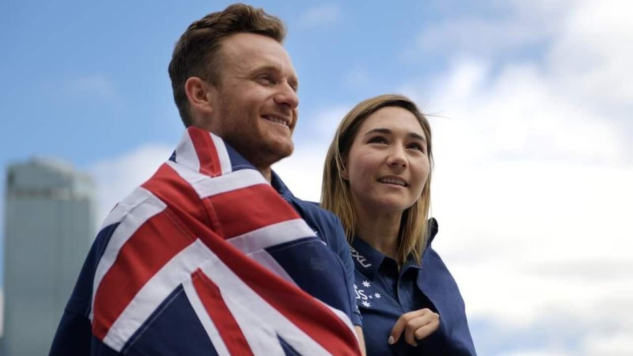 Australian Paralympians Joany Badenhorst, right, and Mitchell Gourley have been named co-captains for the Winter Paralympics.