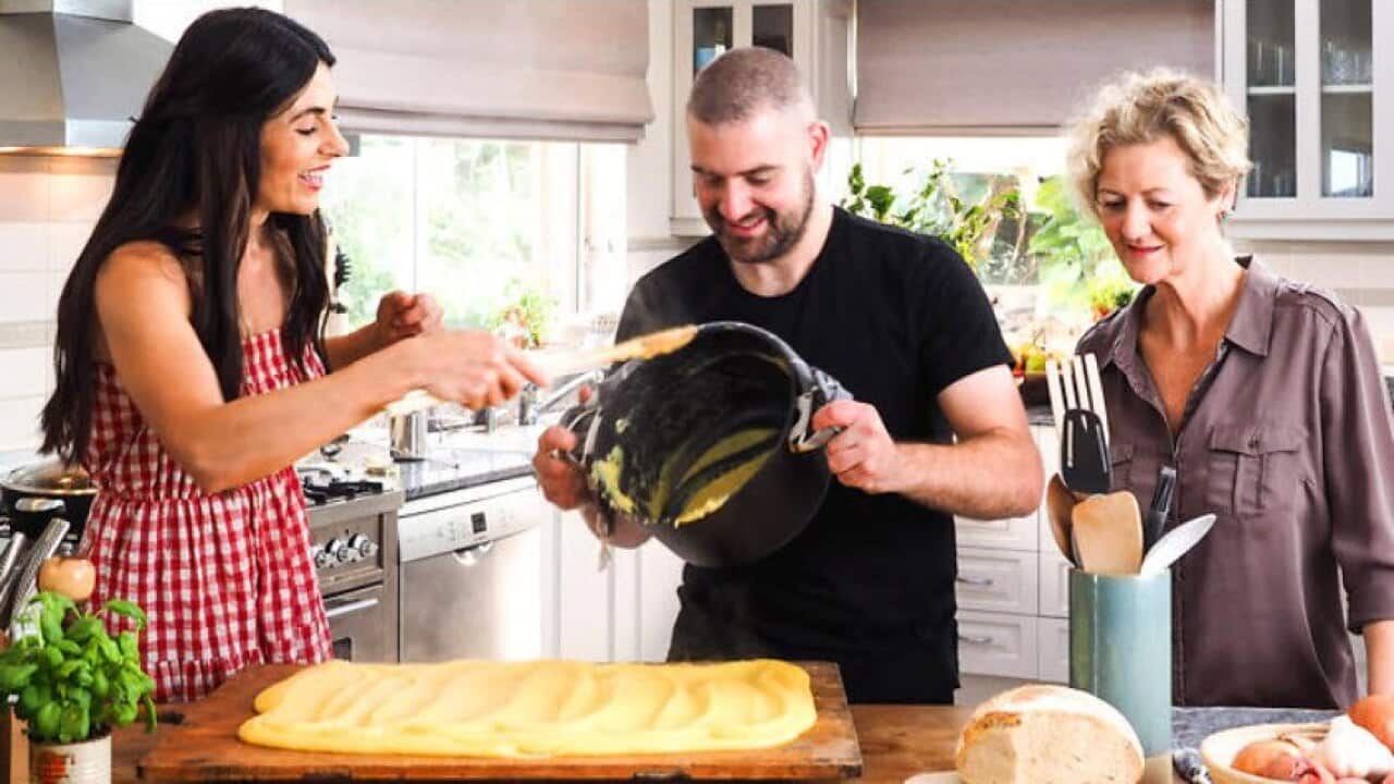 Silvia Colloca shares her family recipes on the brand-new series. (Cook Like an Italian)