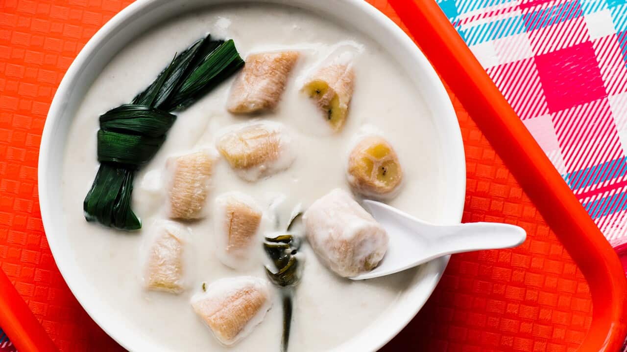 Bananas in coconut milk (gluay buat chee)