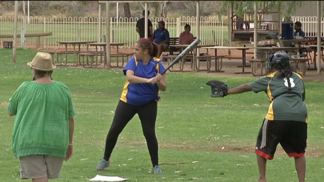 A Yulara trainee lines up a hit.jpg