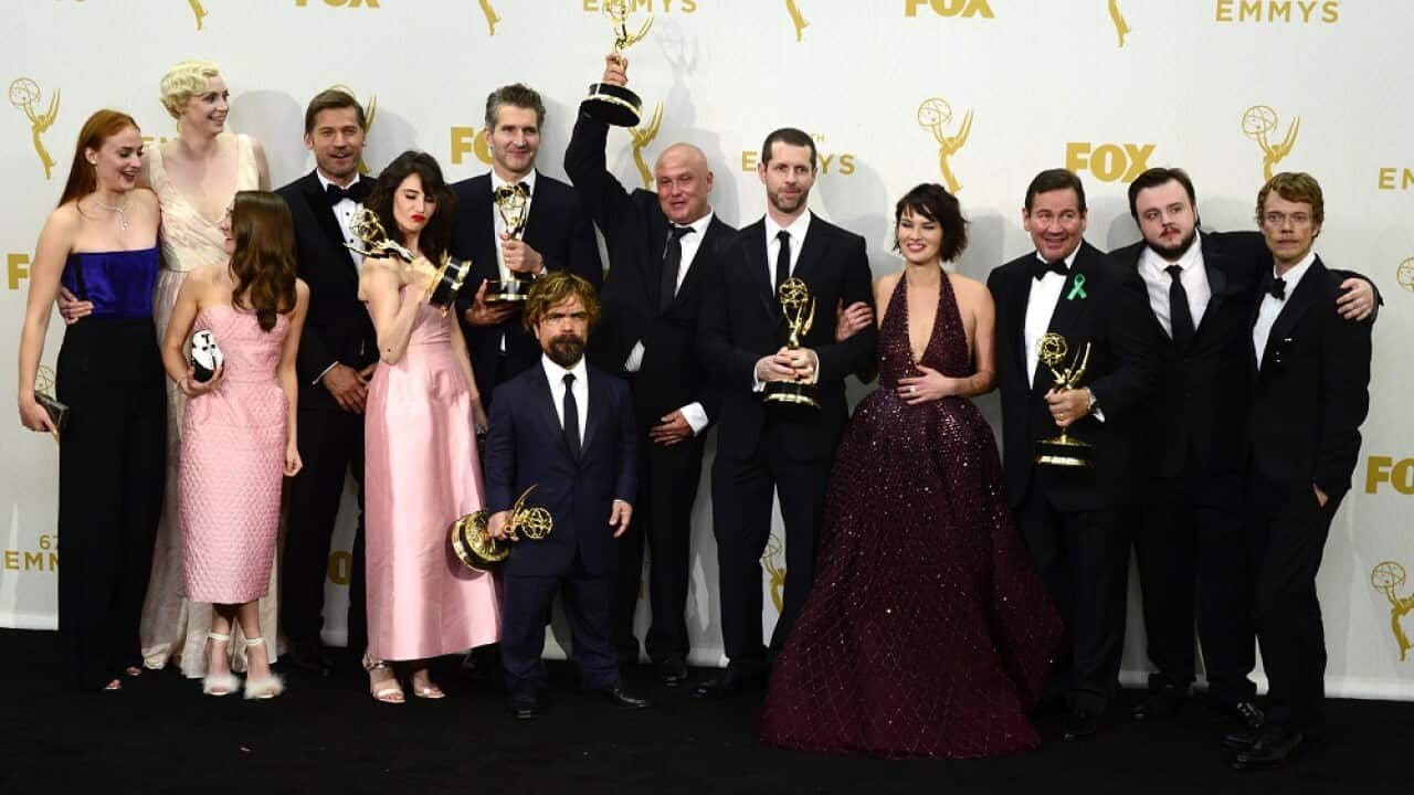 he cast and crew of 'Game of Thrones'