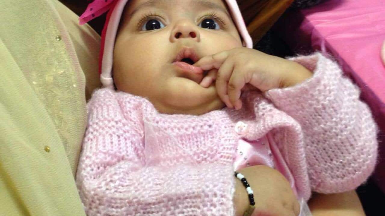 Sanaya was found in the Darebin Creek about 2.45am on Sunday