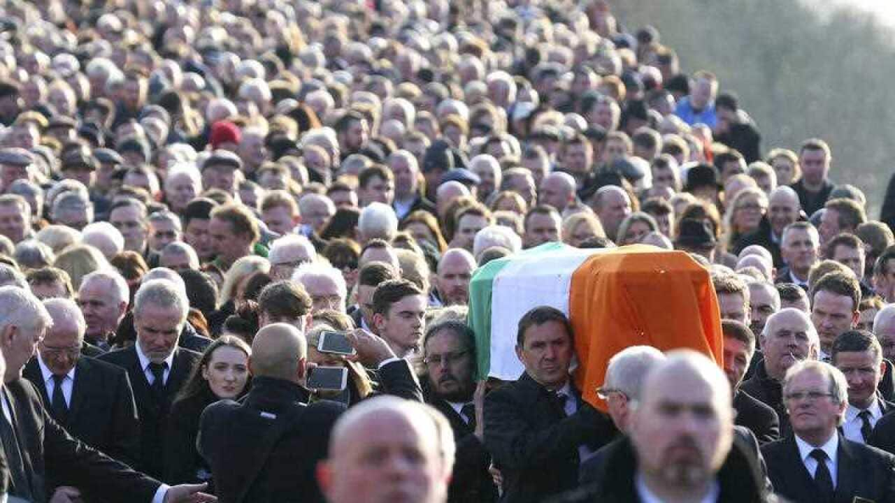 Fighter Turned Peacemaker Mcguinness Laid To Rest Sbs News 