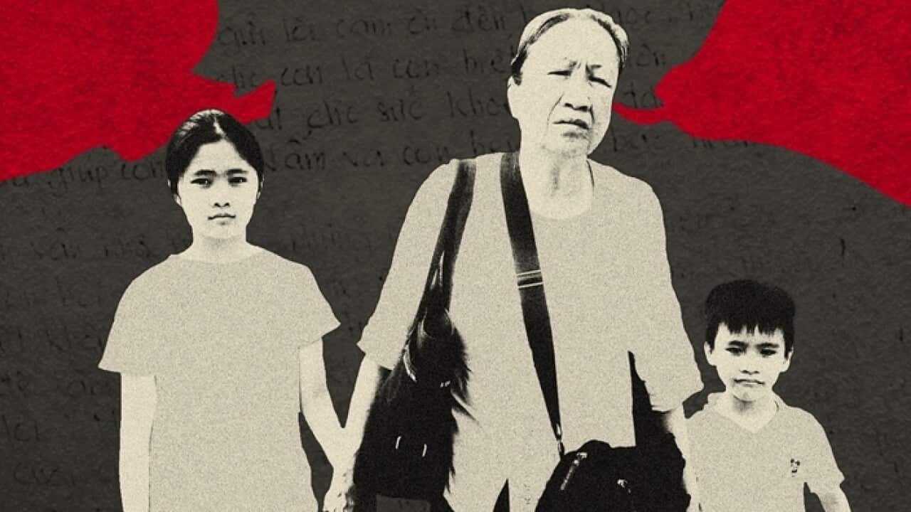 Conscience prisoner Me Nam's mother and kids