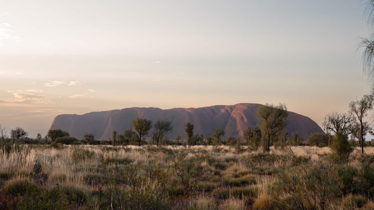Uluru at sunset