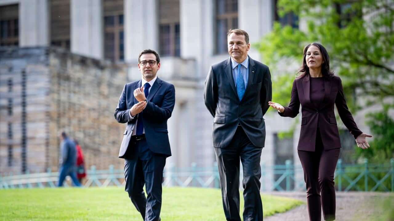 German Foreign Minister, French and Polish counterparts attend Weimar Triangle meeting