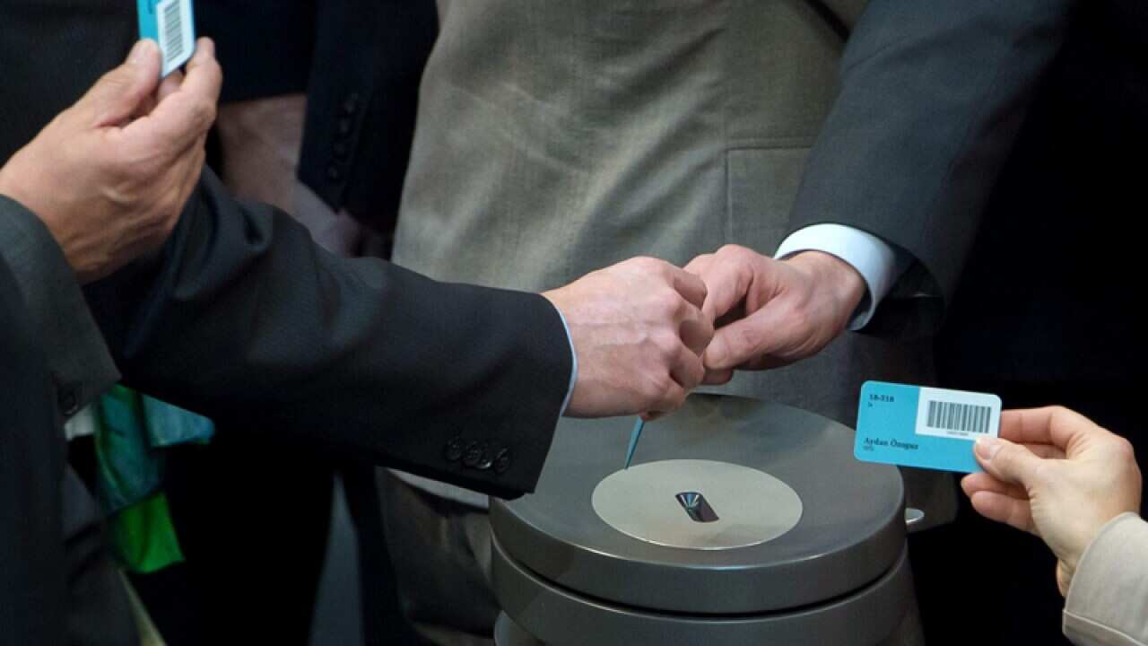 German lawmakers vote on an extension of the Greek bailout