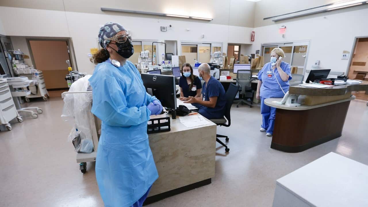 Nurses and doctors in the CoxHealth Emergency Department in Springfield, Missouri (AAP)