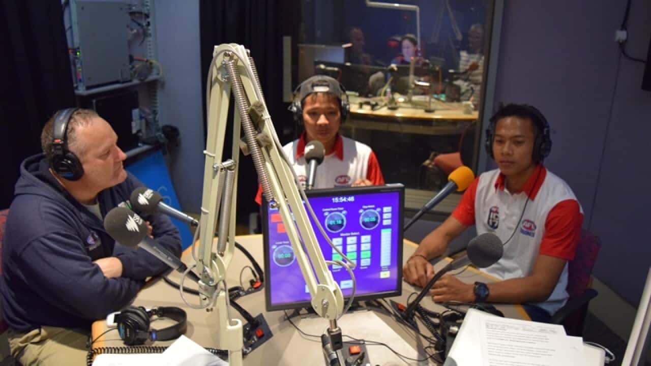 Iain, Maichael and Rama in the studio - SBS 15 Aug 2017