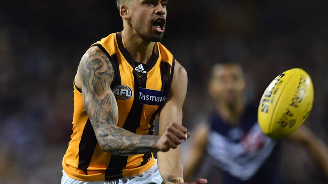 Hawthorn Hawks player Bradley Hill