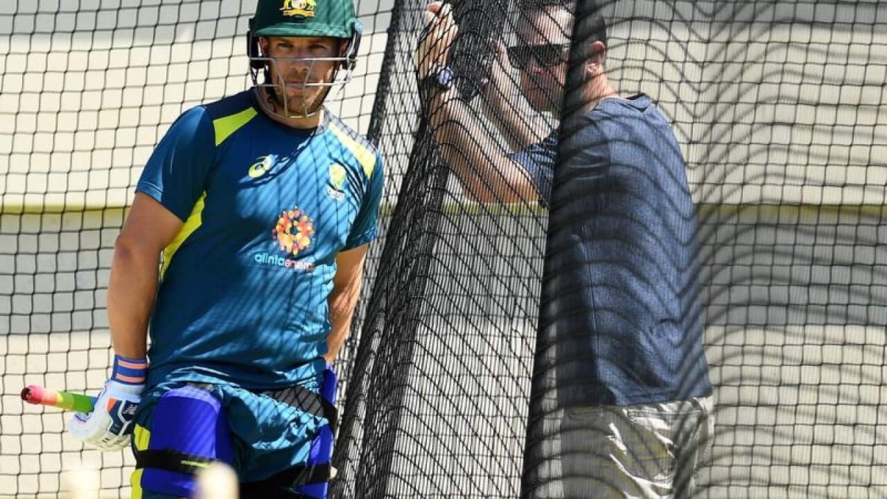 Aaron Finch and Ricky Ponting.