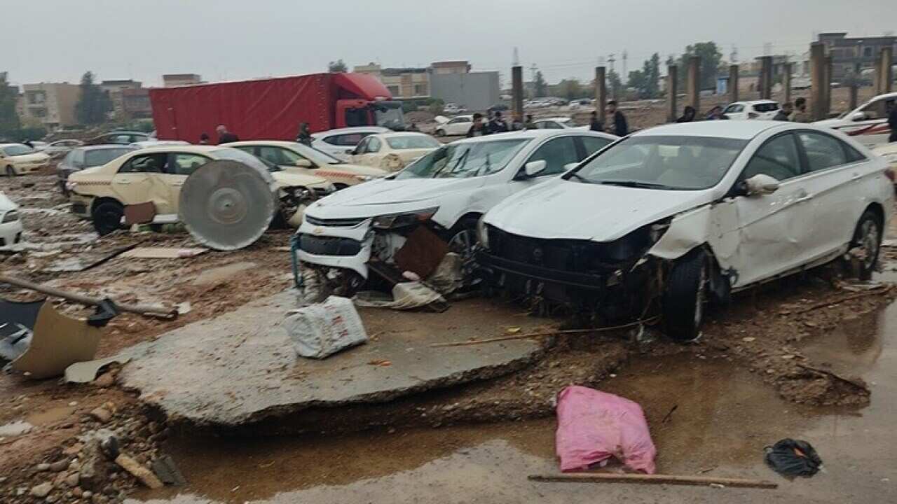 Flood damages in Erbil