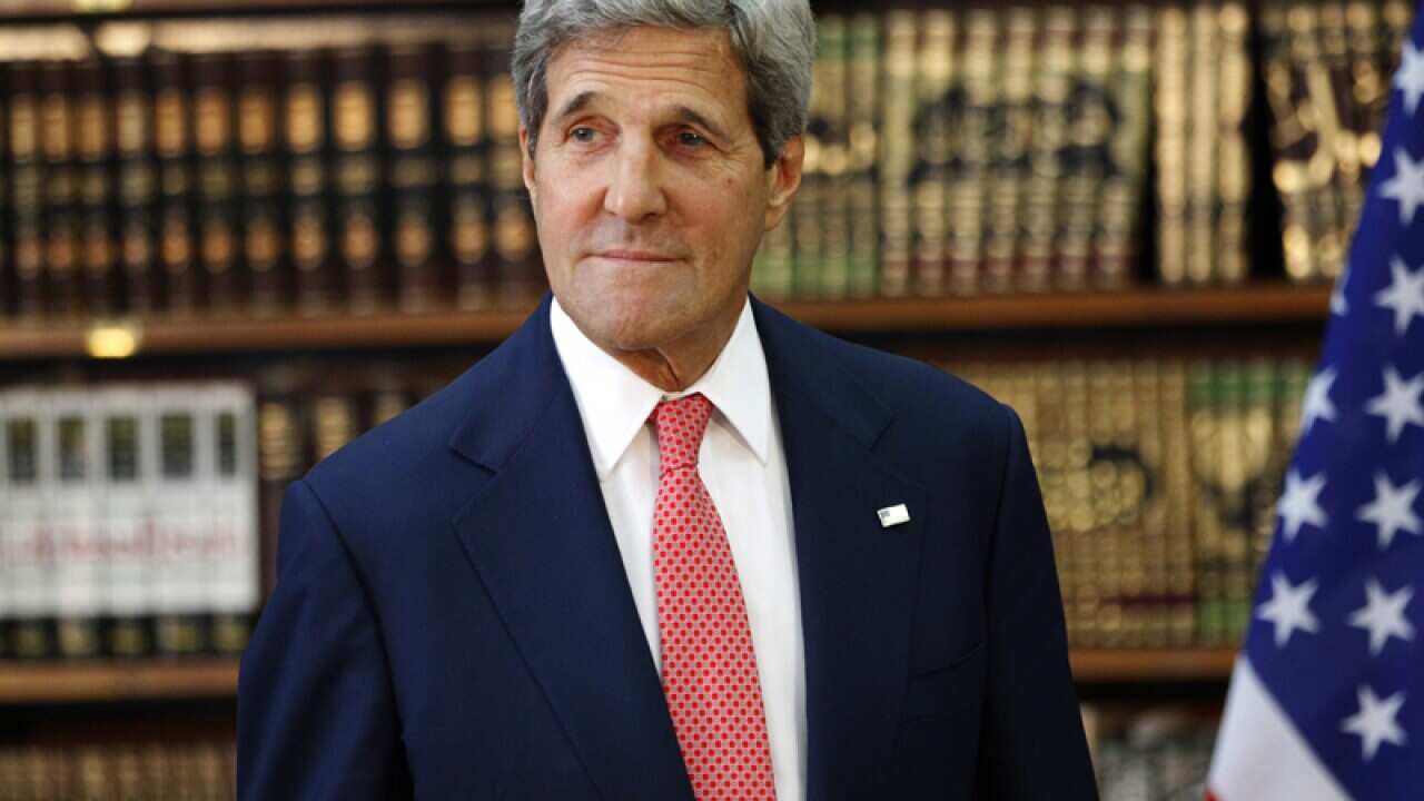 John Kerry in Iraq.