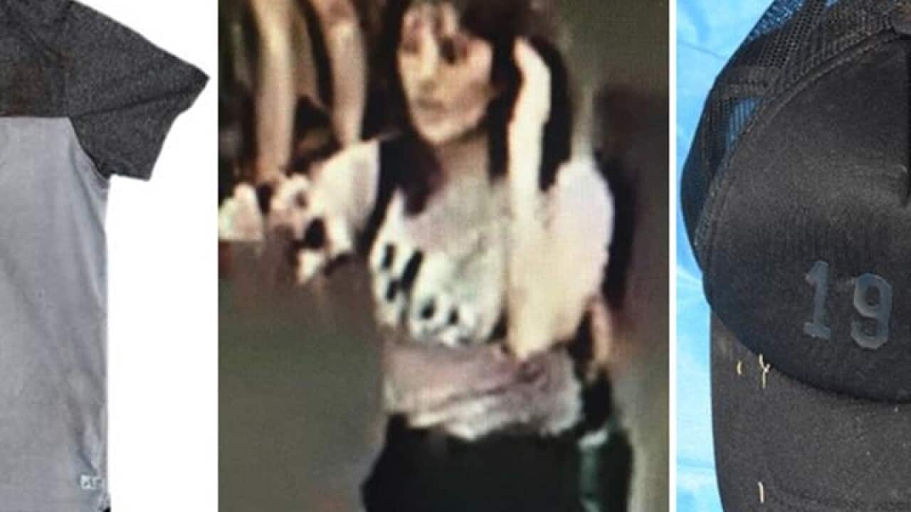 A t-shirt, cap and CCTV footage of Aiia Maasarwe.