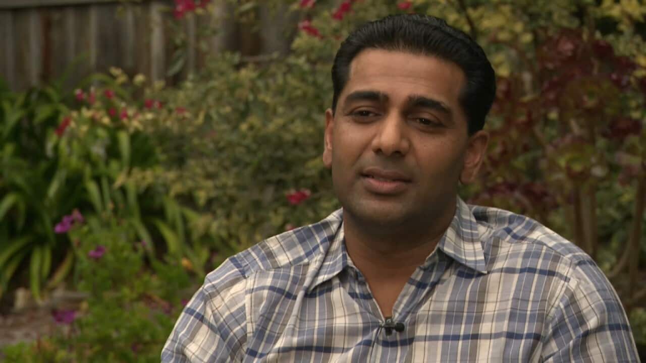 Australian actor Sachin Joab is interviewed by SBS.