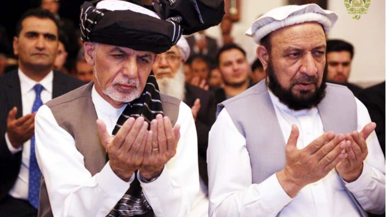 Afghan president Ashraf Ghani
