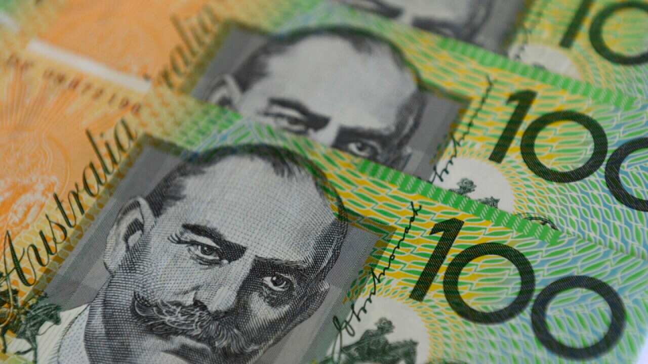 Australian $100 bank notes.