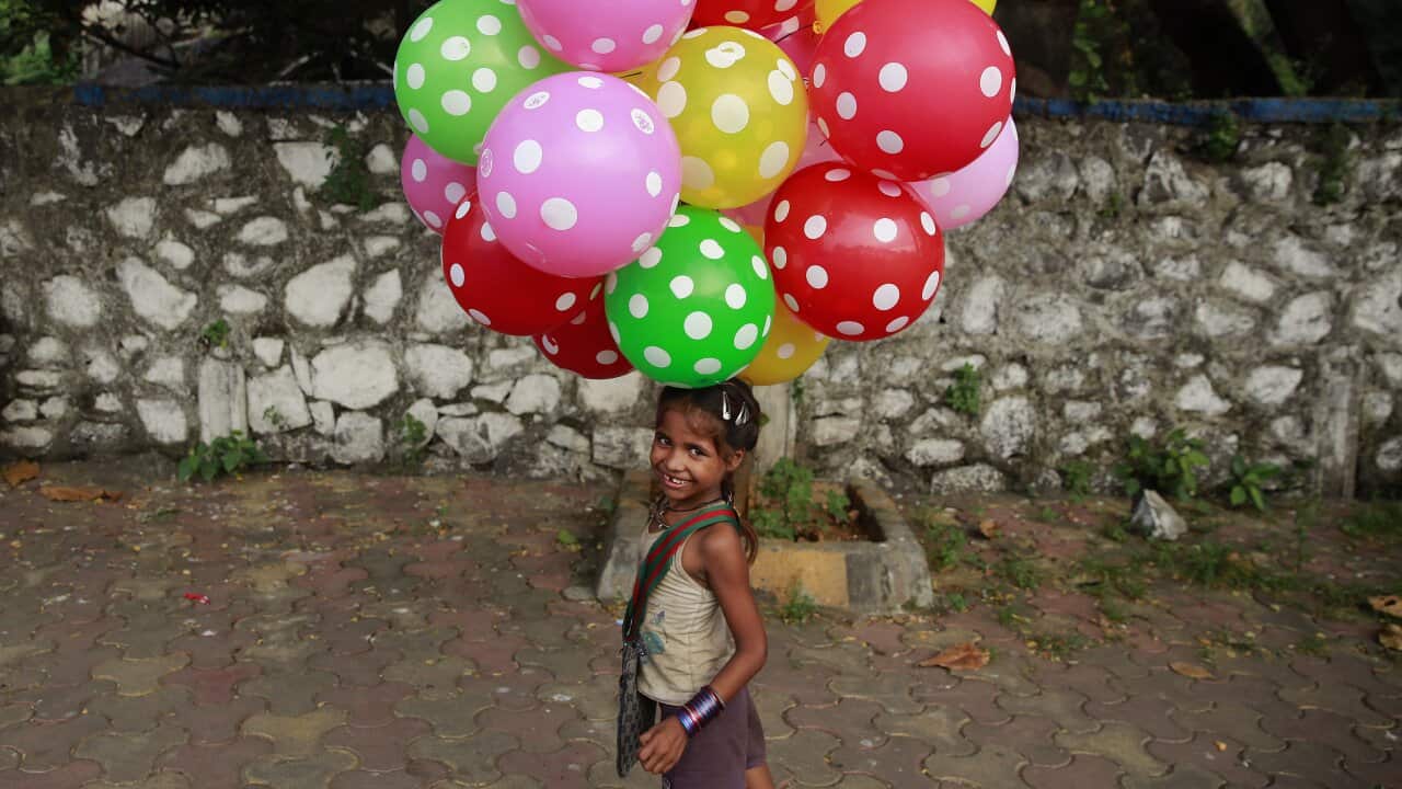 APTOPIX India International Girl Child Day