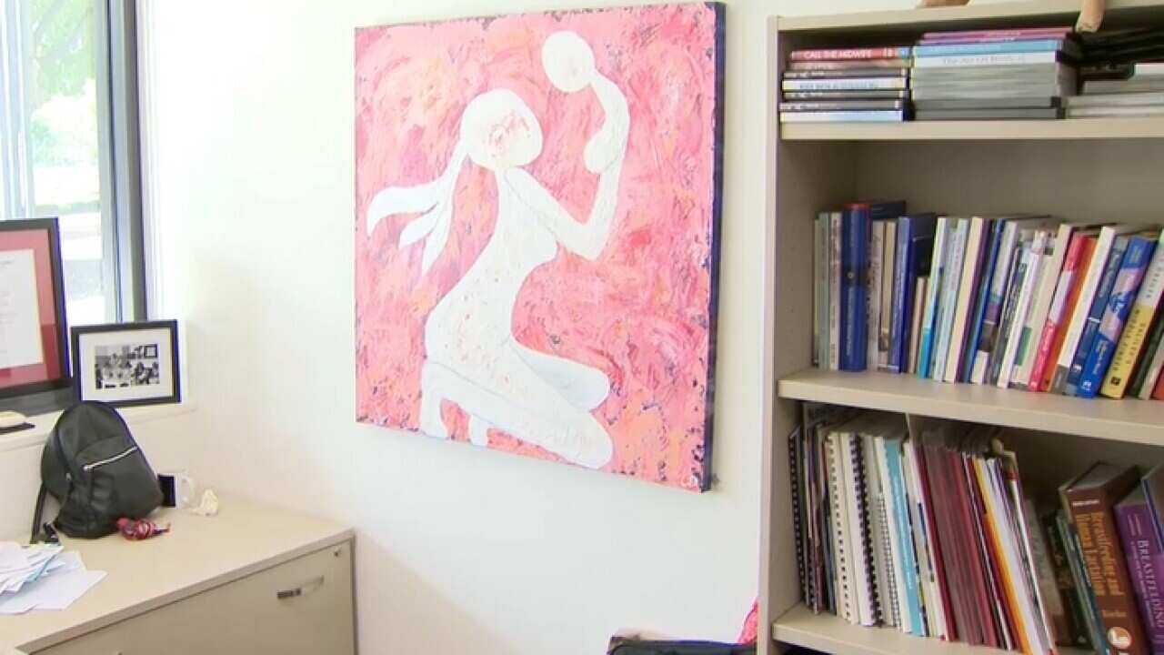 The office of WSU Professor Hannah Dahlen