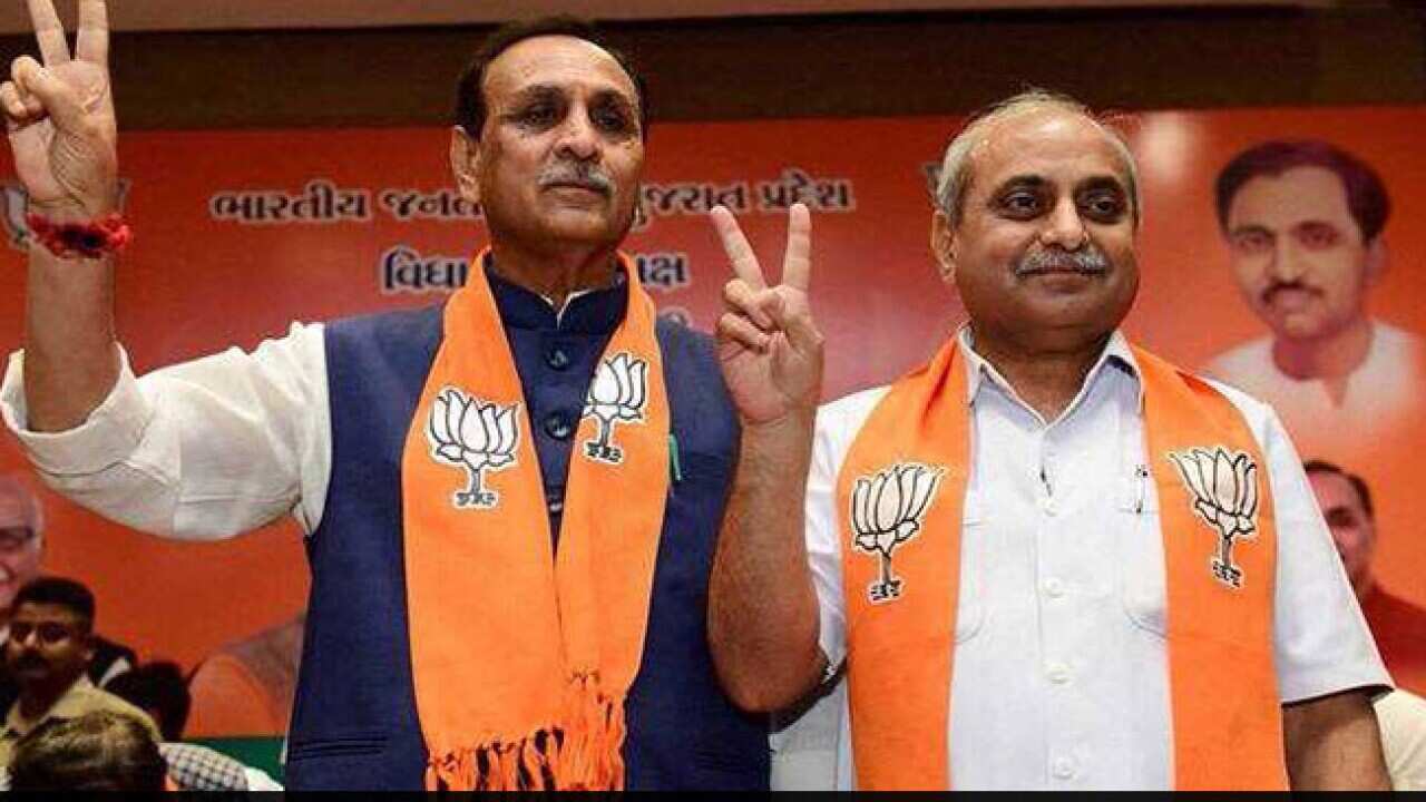 Vijay RUpani and Nitin Patel
