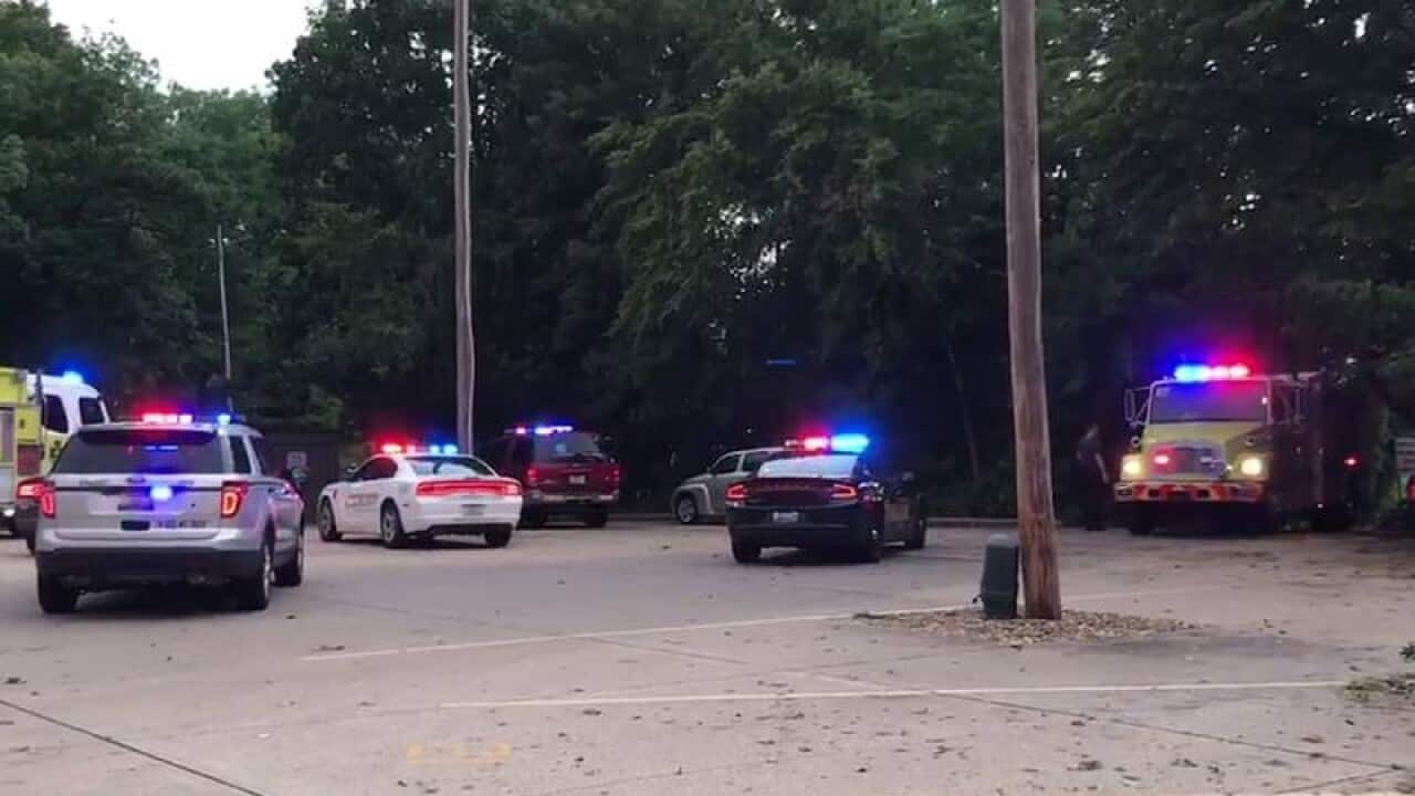 The scene at Table Rock Lake.
