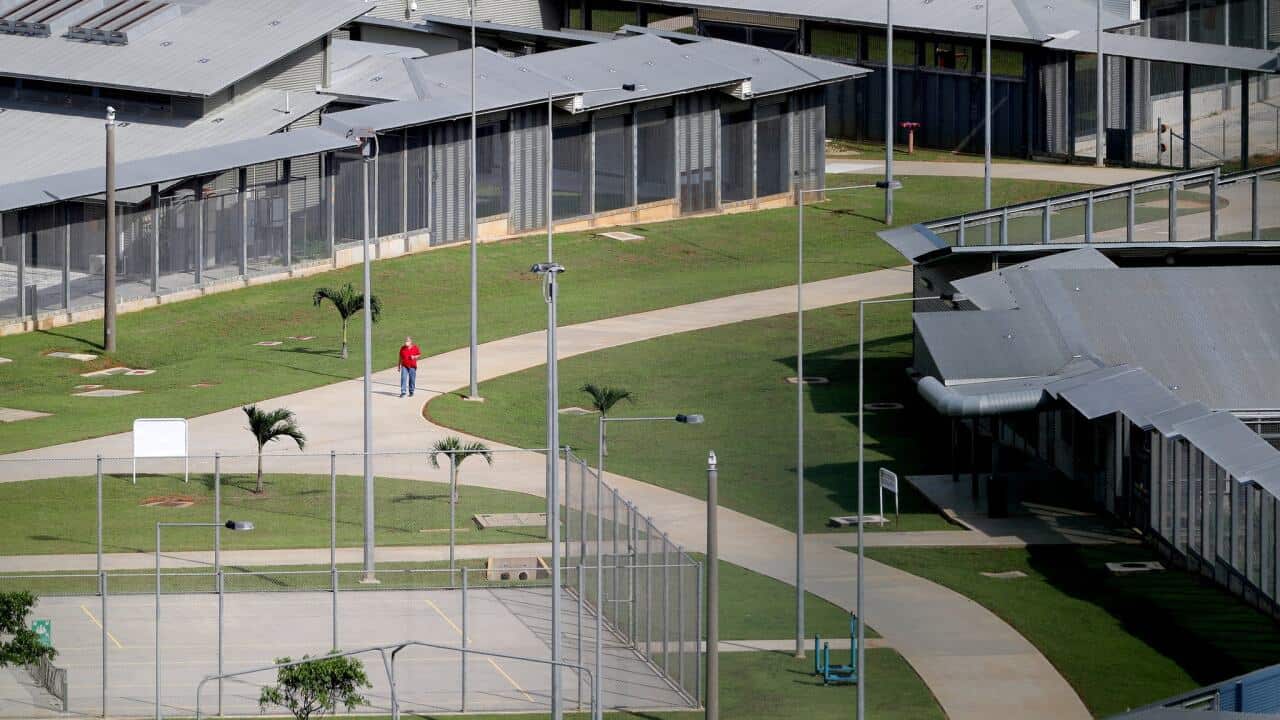 The Christmas Island immigration detention centers where Australian evacuees who arrived from Wuhan, China, are under quarantine.