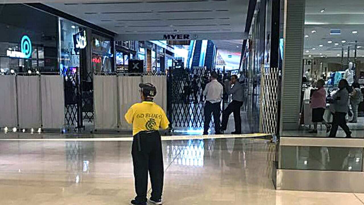 The scene of an axe attack at the Fountain Gate shopping centre