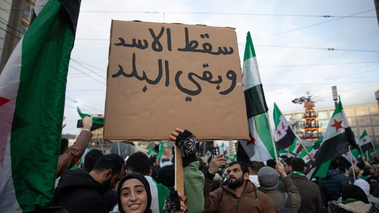 Germany: Syrian crowds rally in Berlin on first anniversary of Assad's fall